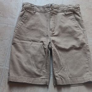 Old Navy Tan Bermuda Shorts Classic Cotton